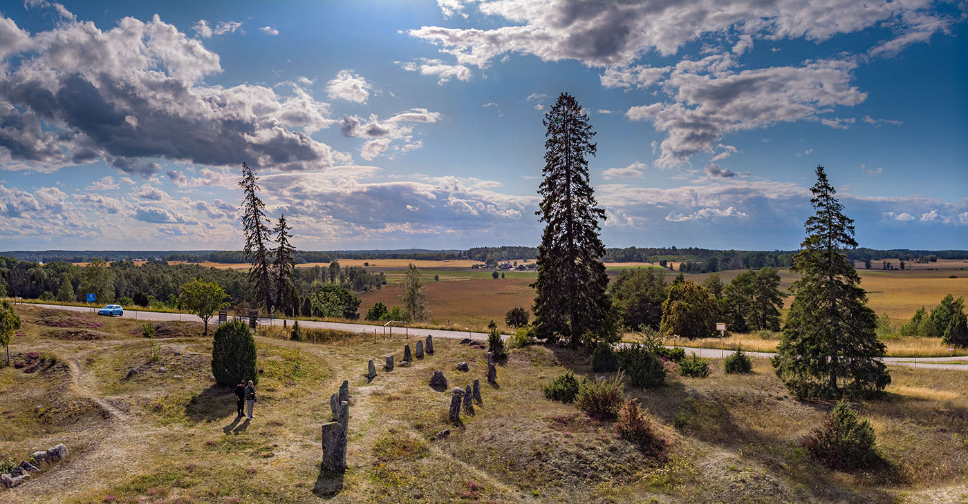 Åsa Gravfält Natural Reserve . DJI Mavic Air photo.