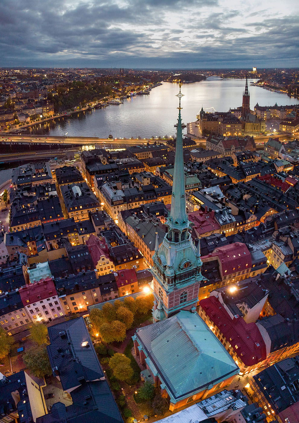 German Church in Gamla stan. St. Gertrude's Church. Den tyska kyrkan.